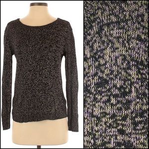 Rag & Bone Angora Blend Multicolored Boatneck Scoop Neck Knit Sweater